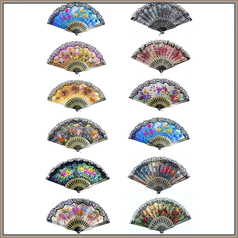 12 PCS Spanish Folding Hand Fans, Vintage Dancing Party Handheld Fans for Women Girls, Random Pattern
12 PCS Spanish Folding Hand Fans, Vintage Dancing Party Handheld Fans for Women Girls, Random Pattern