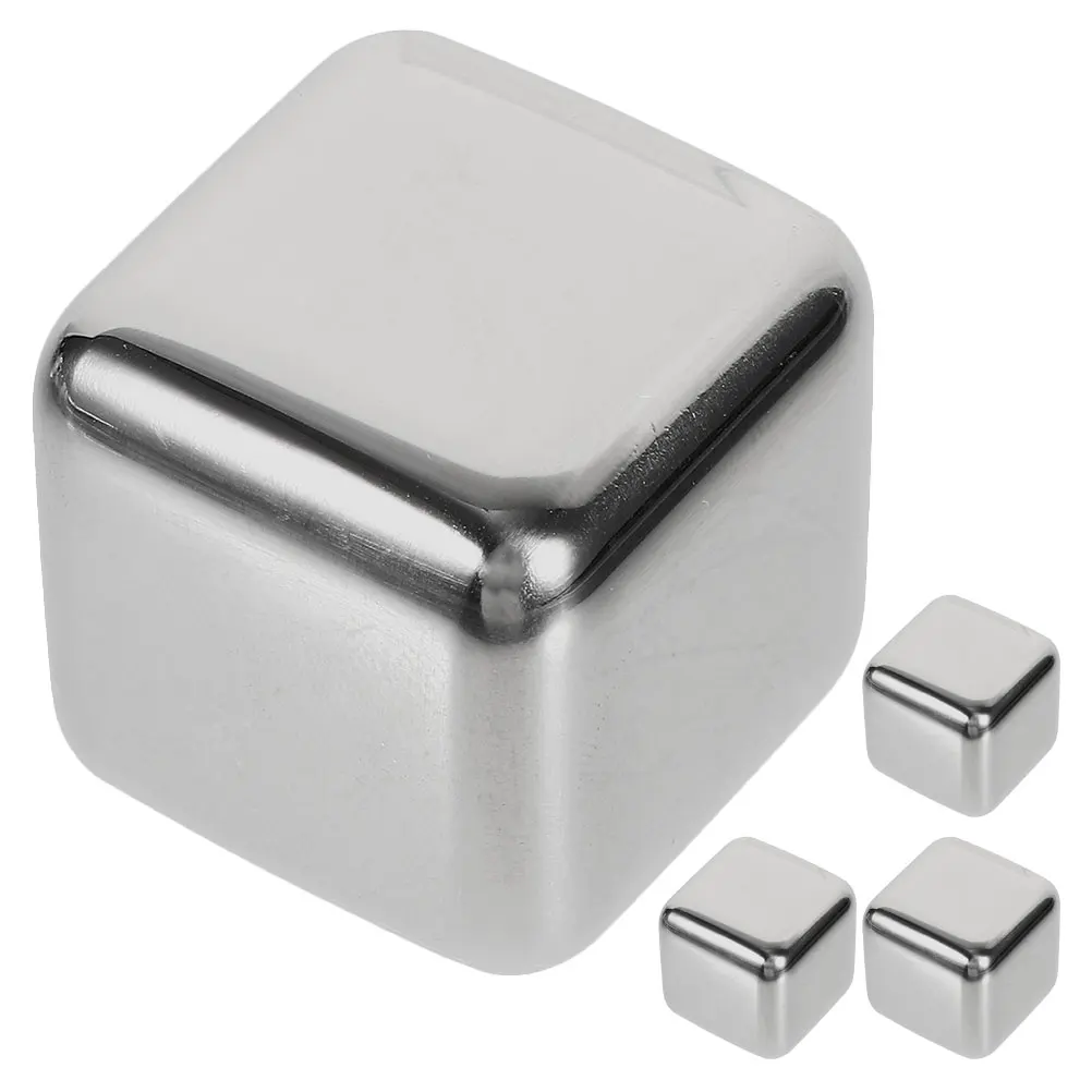 4 Pcs Stainless Steel Ice Cubes Reusable Chilling Stones Metal Spheres 304 Reuseable
4 Pcs Stainless Steel Ice Cubes Reusable Chilling Stones Metal Spheres 304 Reuseable