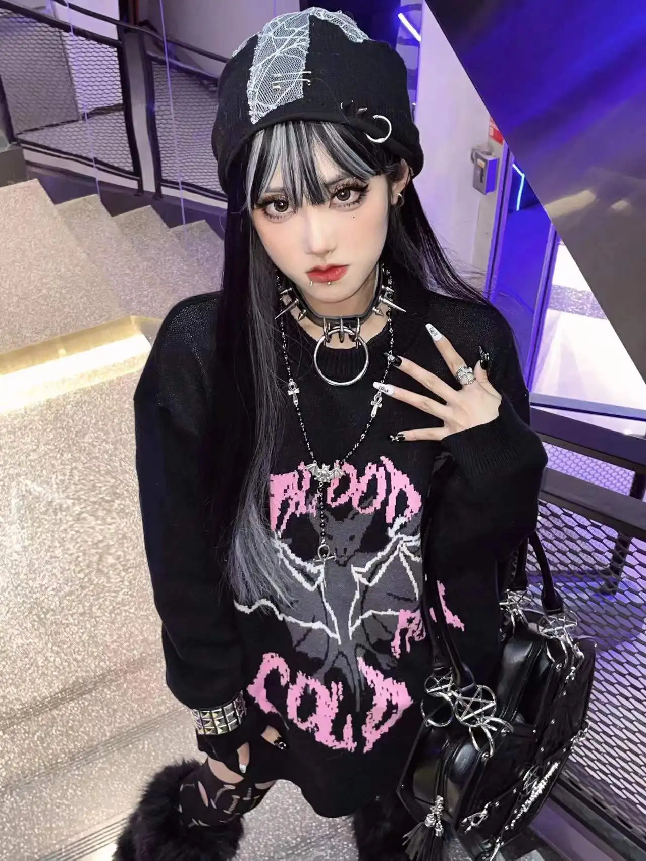 Original Dark Spicy Long Sleeve Loose Trendy round Neck Sweater Autumn Winter Women's Top Commute Style Embroidered Cartoon A...
Original Dark Spicy Long Sleeve Loose Trendy round Neck Sweater Autumn Winter Women's Top Commute Style Embroidered Cartoon A...