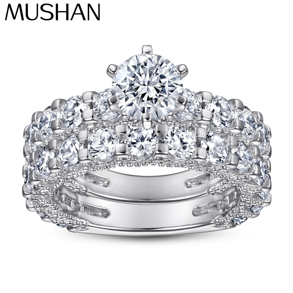 MuShan Jewelry 925 Sterling Silver Timeless Rings Bands Ring 5A Cubic Zirconia Rings Bands Engagement Anniversary Women Gift
MuShan Jewelry 925 Sterling Silver Timeless Rings Bands Ring 5A Cubic Zirconia Rings Bands Engagement Anniversary Women Gift
