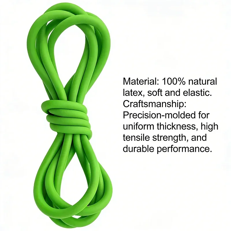 High Resilience Natural Latex Tube 1.6-8mm 1-5M Band Tension Belt Antifreeze Green Rubber Hose for Slingshot & Craft Making
High Resilience Natural Latex Tube 1.6-8mm 1-5M Band Tension Belt Antifreeze Green Rubber Hose for Slingshot & Craft Making