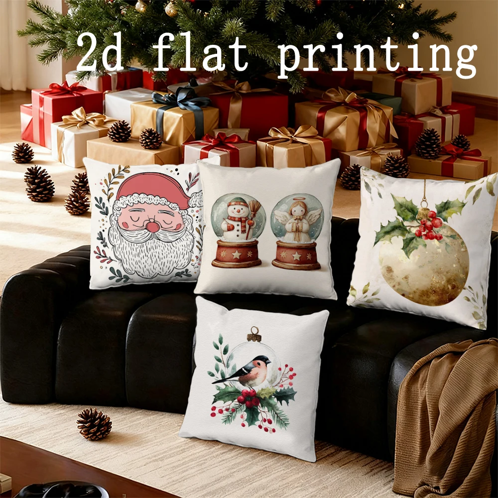 Домашний декор, рождественские тематические наволочки, декор, подходит для дивана, спальни, автомобиля, наволочка, прямоугольная подушка для спины
Домашний декор, рождественские тематические наволочки, декор, подходит для дивана, спальни, автомобиля, наволочка, прямоугольная подушка для спины