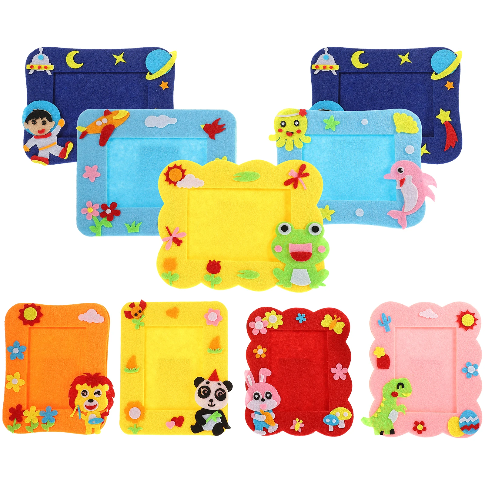 12pcs Frames Handmade DIY Crafts Cartoon Photo Frame Kids Cartoon Picture Frame Decor Desktop Practical Gifts
12pcs Frames Handmade DIY Crafts Cartoon Photo Frame Kids Cartoon Picture Frame Decor Desktop Practical Gifts