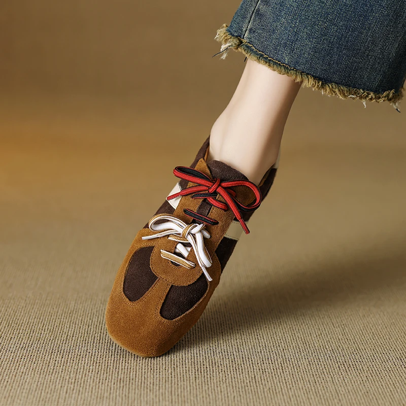 Lace-up German Training Shoes Pumps Female Genuine Leather 2025 New Spring Flat Sneakers Ladies Casual Forrest Gump Shoes Women
Lace-up German Training Shoes Pumps Female Genuine Leather 2025 New Spring Flat Sneakers Ladies Casual Forrest Gump Shoes Women