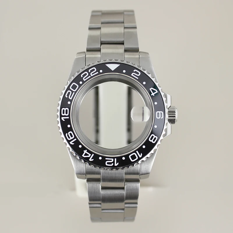40mm nh35 Watch Case 316L Steel Bracelet Sapphire Crystal For Seiko NH35 NH36 Miyota8215 Eta2824 Movement 28.5mm Dial GMT MASTER
40mm nh35 Watch Case 316L Steel Bracelet Sapphire Crystal For Seiko NH35 NH36 Miyota8215 Eta2824 Movement 28.5mm Dial GMT MASTER