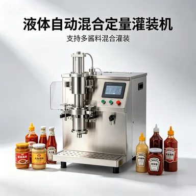 Caviar peanut butter ketchup hot pot bottom meat chili sauce liquid automatic mixing quantitative filling machine
Caviar peanut butter ketchup hot pot bottom meat chili sauce liquid automatic mixing quantitative filling machine