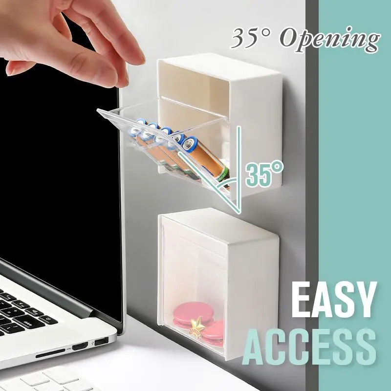 Wall-mounted cotton swab storage box bathroom waterproof cosmetic cotton storage finishing box small object classification box
Wall-mounted cotton swab storage box bathroom waterproof cosmetic cotton storage finishing box small object classification box