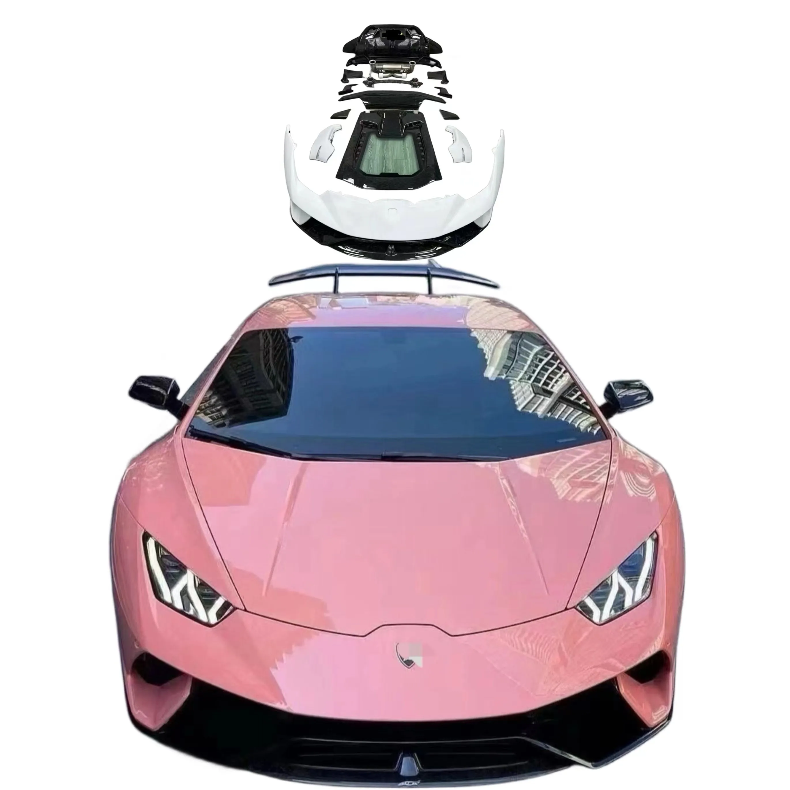 Performante Style Body Kit for Lamborghini Huracan Lp610 Exhaust Engine Cover Car Front Rear Bumper Spoiler
Performante Style Body Kit for Lamborghini Huracan Lp610 Exhaust Engine Cover Car Front Rear Bumper Spoiler