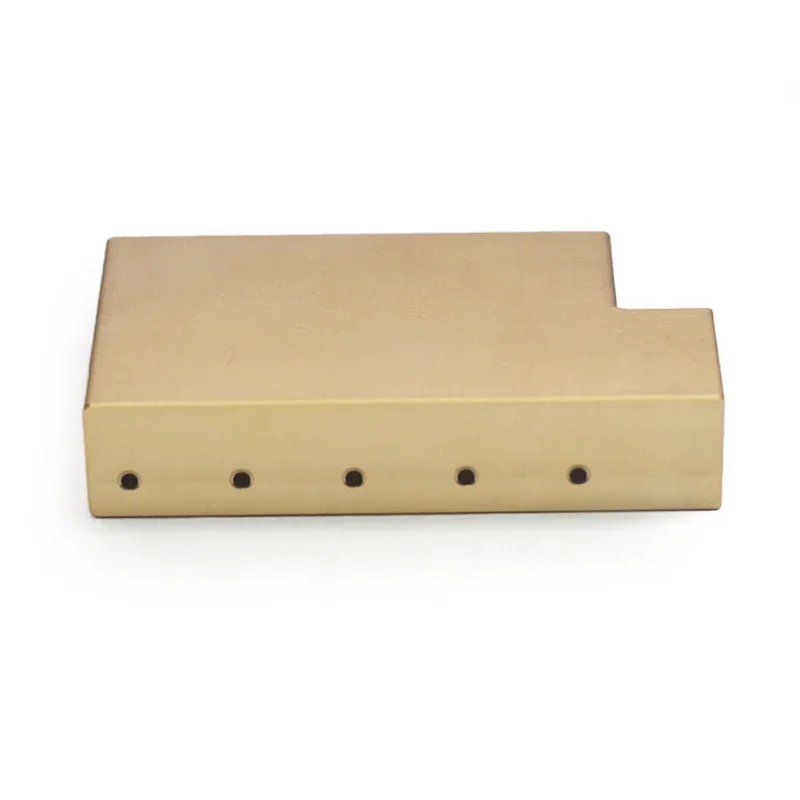 SAPHUE CNC precisely machined Ultra Solid 32mm Fat Brass L Shape Tremolo Block for FR Locking Tremolo Bridge Electric Guitar
SAPHUE CNC precisely machined Ultra Solid 32mm Fat Brass L Shape Tremolo Block for FR Locking Tremolo Bridge Electric Guitar