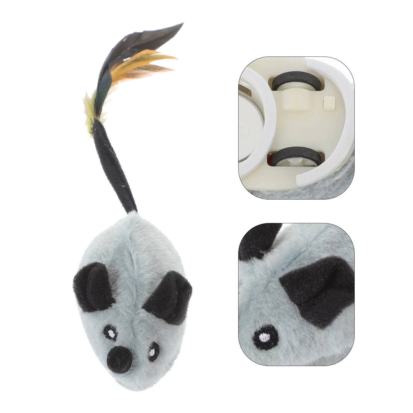 Interactive Cat Mouse Automatic Moving Chasing Kitten Plaything Indoor Pet Entertaining Biting Scratching Exercise Fun
Interactive Cat Mouse Automatic Moving Chasing Kitten Plaything Indoor Pet Entertaining Biting Scratching Exercise Fun
