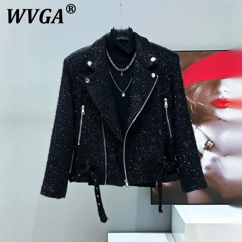 WVGA Short Coats Spring Autumn New Man Tide Shiny Silk Zipper Trendy Design Niche Chi Casual Turn-Down Collar Jackets Ins W11127
WVGA Short Coats Spring Autumn New Man Tide Shiny Silk Zipper Trendy Design Niche Chi Casual Turn-Down Collar Jackets Ins W11127