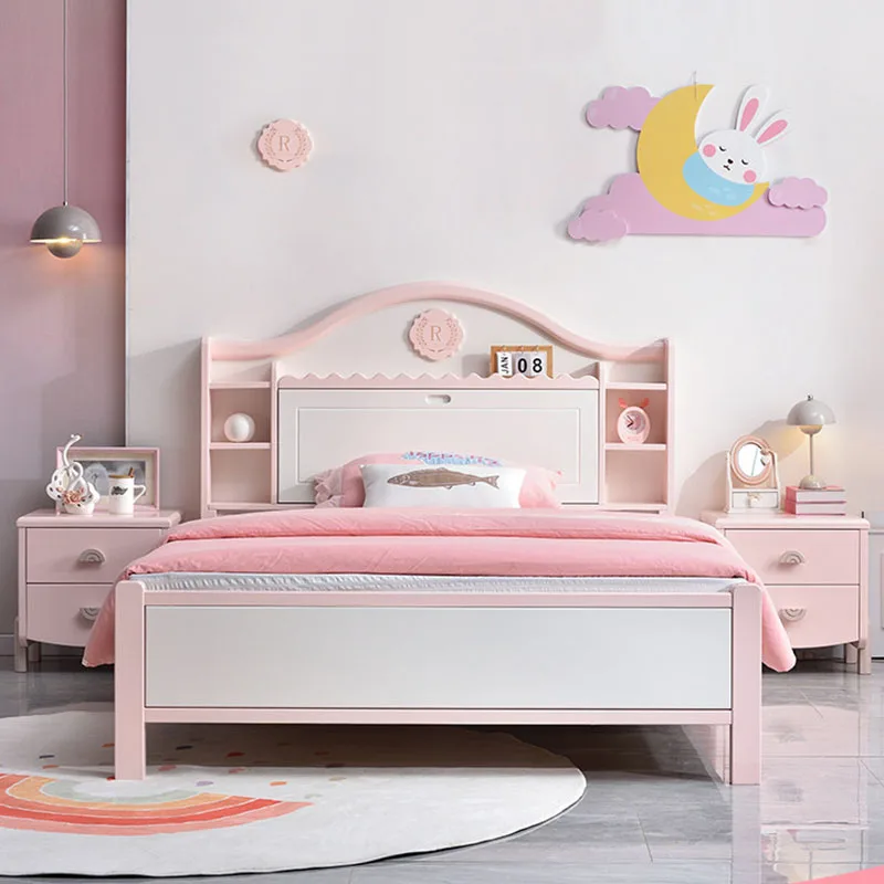 Girls Modern Massage Bed Princess Sleeping Safe Simple Design Wooden Platform Bed Bedroom Children Muebles Unique Furniture
Girls Modern Massage Bed Princess Sleeping Safe Simple Design Wooden Platform Bed Bedroom Children Muebles Unique Furniture