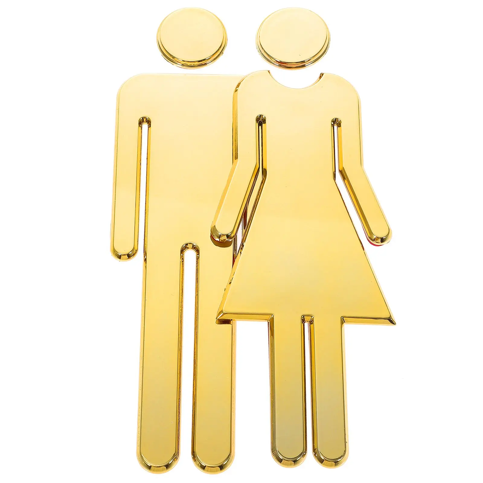 12cm Stainless Steel Bathroom Sign Unisex Gender Signs Easy Install Restroom Symbols Decor Male Female Plates Markers
12cm Stainless Steel Bathroom Sign Unisex Gender Signs Easy Install Restroom Symbols Decor Male Female Plates Markers