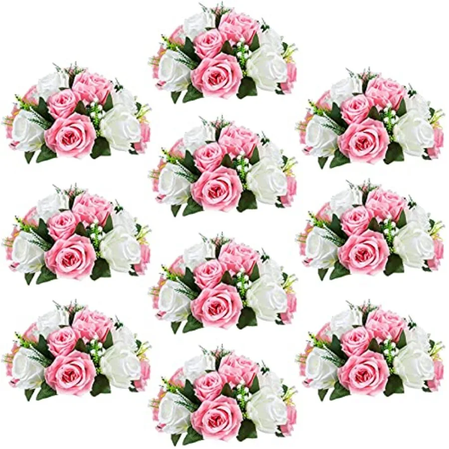Pack of 10 Fake Flowers, Silk Rose Flowers, Suit for Wedding/Party Centerpiece Road Lead Flower Rack Decorations, 10 Pieces
Pack of 10 Fake Flowers, Silk Rose Flowers, Suit for Wedding/Party Centerpiece Road Lead Flower Rack Decorations, 10 Pieces