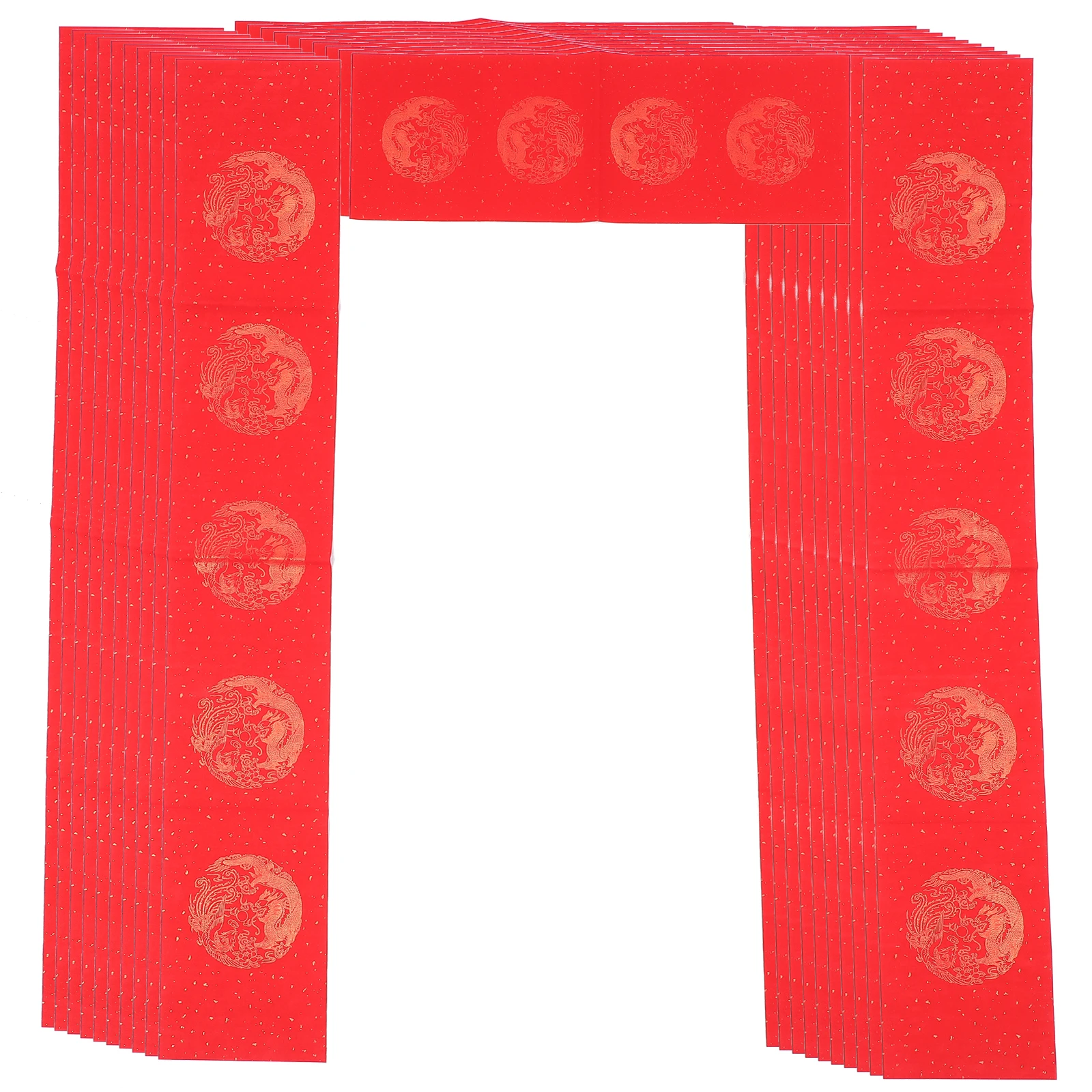 30pcs Red Xuan Paper Couplets Blank Calligraphy Spring Festival DIY Rice Paper Soft Use Not Dizzy New Year Wedding
30pcs Red Xuan Paper Couplets Blank Calligraphy Spring Festival DIY Rice Paper Soft Use Not Dizzy New Year Wedding
