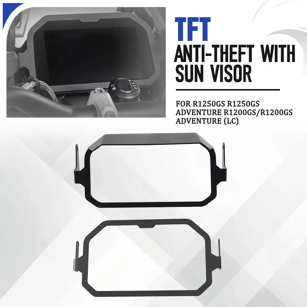 For BMW R1250GS R1250GS Adventure R1200GS/R1200GS Adventure (LC) Eter Frame Cover Screen Protector Tft Anti-Theft With Sun Visor
For BMW R1250GS R1250GS Adventure R1200GS/R1200GS Adventure (LC) Eter Frame Cover Screen Protector Tft Anti-Theft With Sun Visor