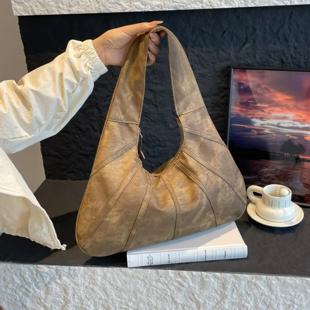Portable Shoulder Bag Vintage Hobo Bag Large Capacity Handbag Underarm Bag Minority Design Fashionable Tote Bag Students
Portable Shoulder Bag Vintage Hobo Bag Large Capacity Handbag Underarm Bag Minority Design Fashionable Tote Bag Students
