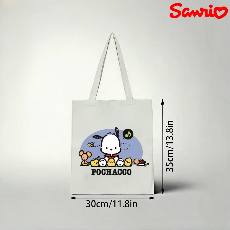 1pc Kawaii Pochacco with "POCHACCO" Logo Canvas Tote Bag, Large Capacity Daily Shopping & School Shoulder Bag
1pc Kawaii Pochacco with "POCHACCO" Logo Canvas Tote Bag, Large Capacity Daily Shopping & School Shoulder Bag
