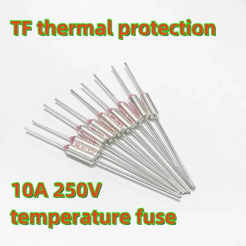 10PCS, TF thermal protection RY-99 110 135 160 185 142 172 240 degrees 10A 250V rice cooker temperature fuse tube
10PCS, TF thermal protection RY-99 110 135 160 185 142 172 240 degrees 10A 250V rice cooker temperature fuse tube