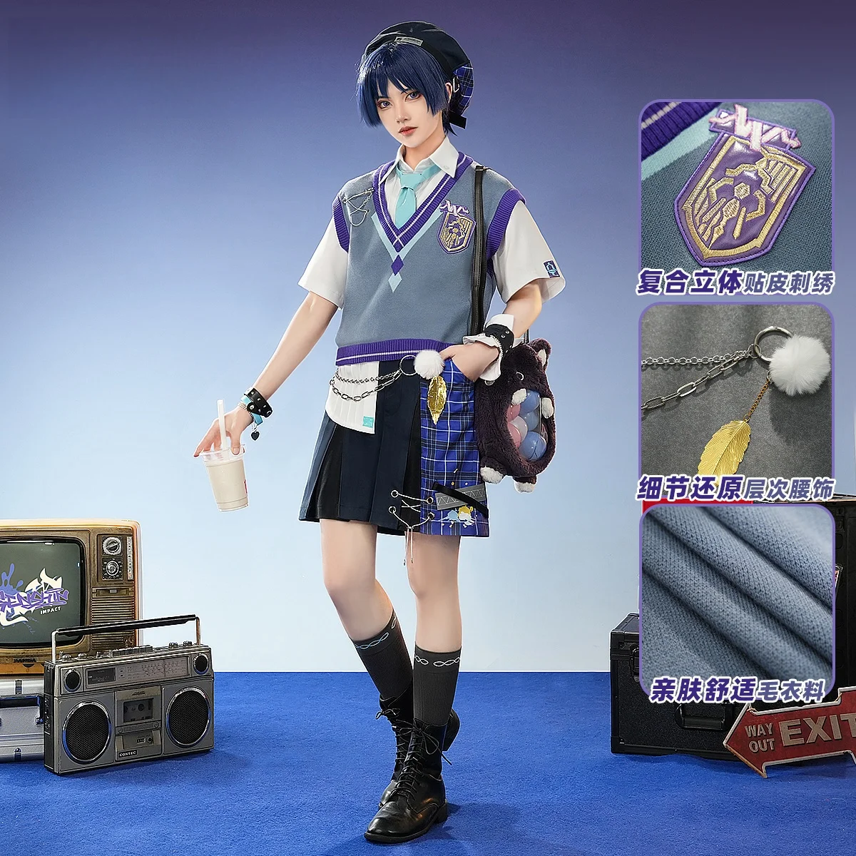 Genshin Impact Wanderer Cosplay costume Halloween Christmas Role Playing Party Comic coffee New Sexy S-XL Kunikuzushi
Genshin Impact Wanderer Cosplay costume Halloween Christmas Role Playing Party Comic coffee New Sexy S-XL Kunikuzushi
