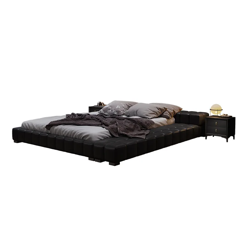 King Size Bed Soft Modern Tatami Floor Bed with Eco-friendly Velvet Fabric Wood Technology for Master Bedroom
King Size Bed Soft Modern Tatami Floor Bed with Eco-friendly Velvet Fabric Wood Technology for Master Bedroom
