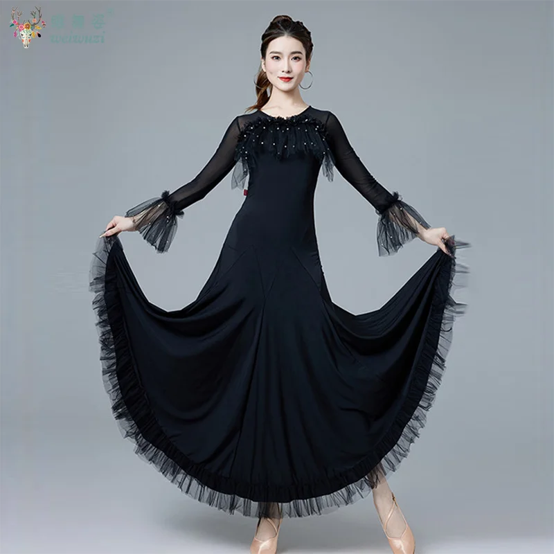 Elegant Social Dance Costumes High-end Luxury Performance Big Swing Dresses Latin Waltz Foxtrot Tango Competition Clothing
Elegant Social Dance Costumes High-end Luxury Performance Big Swing Dresses Latin Waltz Foxtrot Tango Competition Clothing