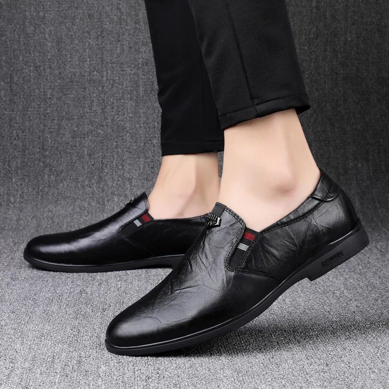 Black Loafers Men's Genuine Leather Slip-on Classic Leather Shoes Soft Sole Comfortable Moccasin Casual Shoes Designer Men Shoes
Black Loafers Men's Genuine Leather Slip-on Classic Leather Shoes Soft Sole Comfortable Moccasin Casual Shoes Designer Men Shoes