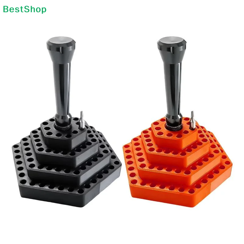 1Pcs Bit Hex Shank Organiser Bit Holder Box For Drill 4.8mm/ Hexagonal Tips Box Drill Bit Storage Screwdriver Bits Holder
1Pcs Bit Hex Shank Organiser Bit Holder Box For Drill 4.8mm/ Hexagonal Tips Box Drill Bit Storage Screwdriver Bits Holder