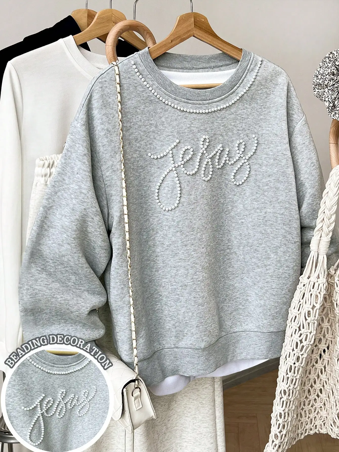 Женская толстовка с вышивкой Иисуса из искусственного жемчуга, повседневная, с круглым вырезом, осень-зима, большие размеры
Женская толстовка с вышивкой Иисуса из искусственного жемчуга, повседневная, с круглым вырезом, осень-зима, большие размеры