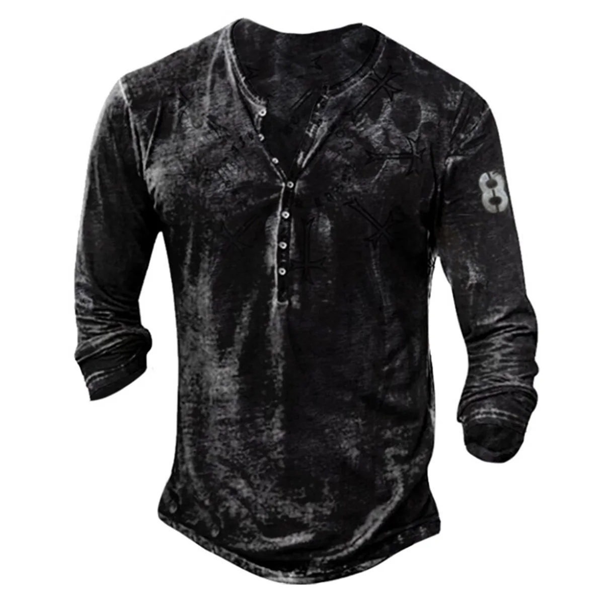 FEGKZLI High Quality Men Long Sleeve T Shirts Cool Punk Style Tops Oversized V Collar Cross 3D Printed T-Shirts
FEGKZLI High Quality Men Long Sleeve T Shirts Cool Punk Style Tops Oversized V Collar Cross 3D Printed T-Shirts