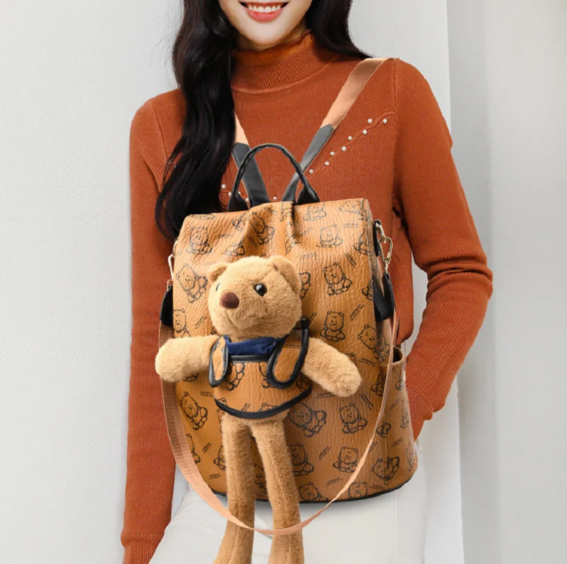 Новые модные дорожные рюкзаки из мягкой кожи большой емкости с защитой от кражи, женские школьные сумки в консервативном стиле, сумки через плечо
Новые модные дорожные рюкзаки из мягкой кожи большой емкости с защитой от кражи, женские школьные сумки в консервативном стиле, сумки через плечо