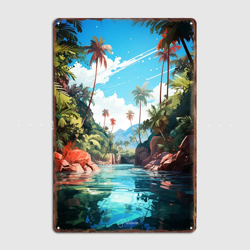 Palawan Oil painting Travel Scenic Spot Retro Poster Metal Sign Club Indoor Room Wall Decor Custom Posters Home Decor
Palawan Oil painting Travel Scenic Spot Retro Poster Metal Sign Club Indoor Room Wall Decor Custom Posters Home Decor