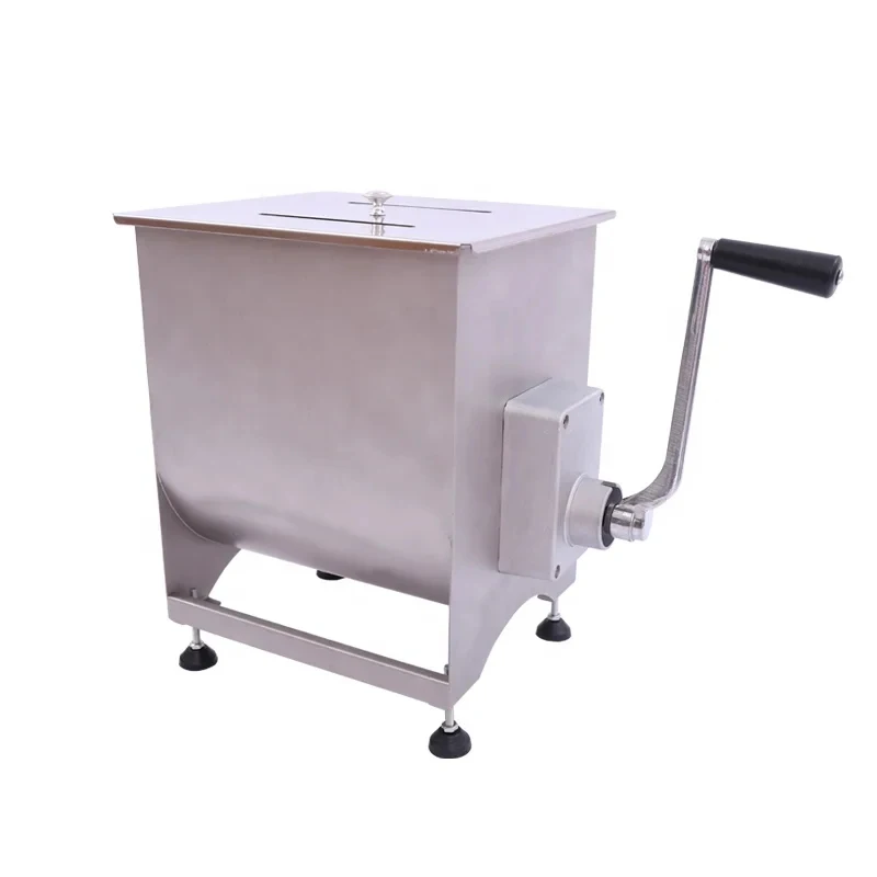 44LBS Tank Stainless Steel Manual Meat Mixer
44LBS Tank Stainless Steel Manual Meat Mixer