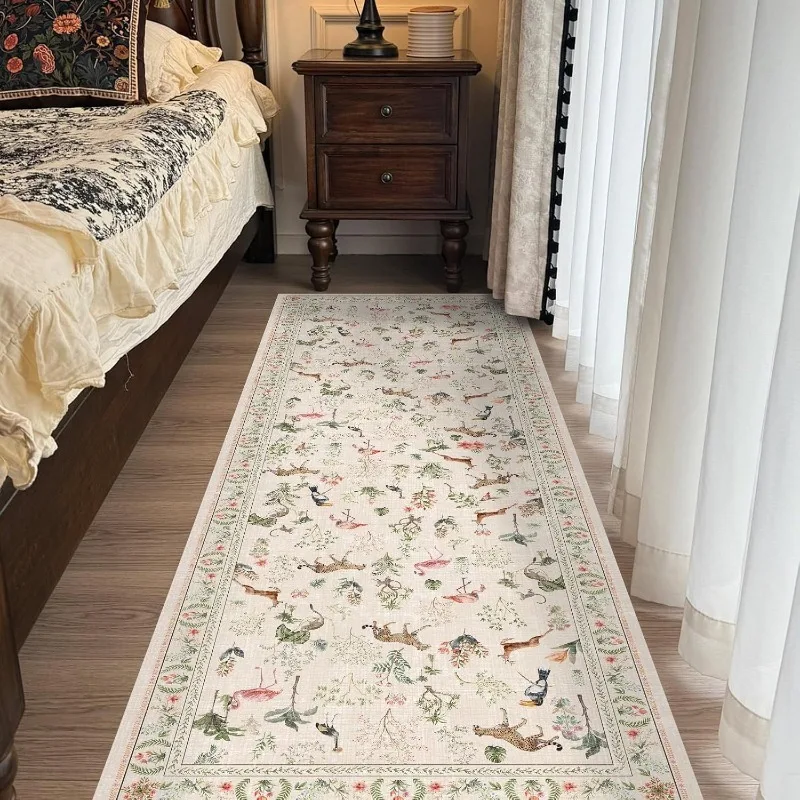 European Style Light Luxury Corridor Rug Machine Washable Foldable Living Room Carpet Large Area Bedroom Bedside Mat Ковер Tapis
European Style Light Luxury Corridor Rug Machine Washable Foldable Living Room Carpet Large Area Bedroom Bedside Mat Ковер Tapis