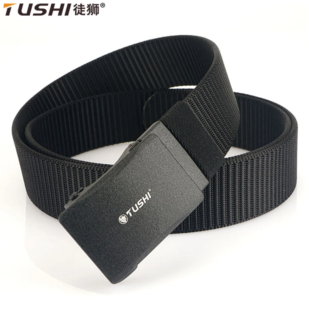 TUSHI New Automatic Buckle Belt for Men 3.8cm Real Nylon Military Tactical Belt Non Slip Hiking Hunting Belt Male Envio Gratis
TUSHI New Automatic Buckle Belt for Men 3.8cm Real Nylon Military Tactical Belt Non Slip Hiking Hunting Belt Male Envio Gratis
