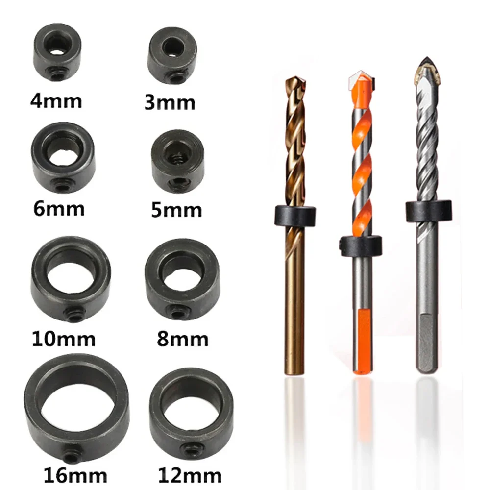9pcs Drill Bit Locator Ring Set 3-16mm Woodworking Cutter Depth Stop Collars Positioner ling Tools
9pcs Drill Bit Locator Ring Set 3-16mm Woodworking Cutter Depth Stop Collars Positioner ling Tools