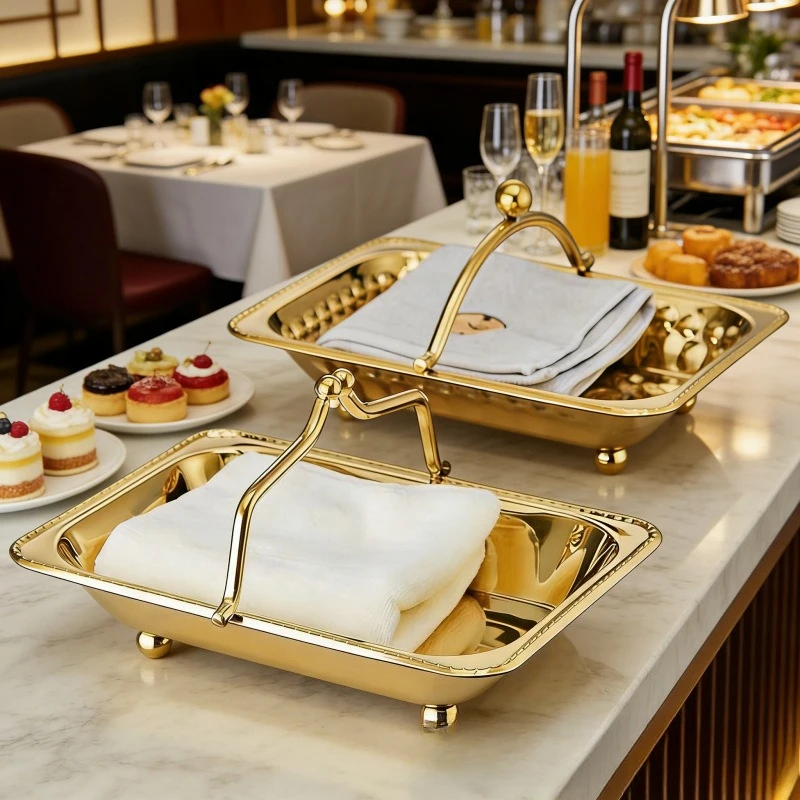 LH Stainless Steel Hand Towel Basket Hotel Room Hot Towel Tray Fruit Basket
LH Stainless Steel Hand Towel Basket Hotel Room Hot Towel Tray Fruit Basket