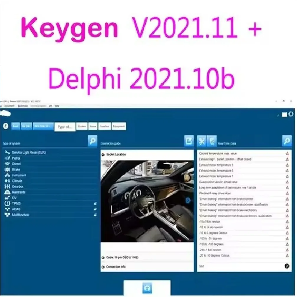 Good Selling 2021.10b Delphis with keygen Software DS 150 Autocoms 2021.11 Codings OBD2 Diagnostic Support 2021 model trucks
Good Selling 2021.10b Delphis with keygen Software DS 150 Autocoms 2021.11 Codings OBD2 Diagnostic Support 2021 model trucks