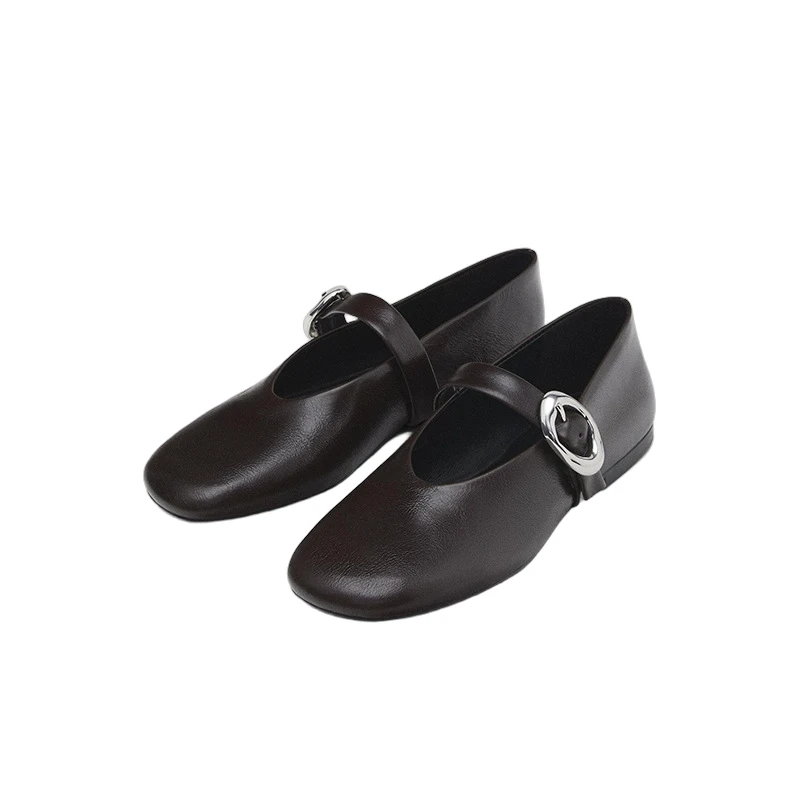 Jenny & Dave коричневые элегантные туфли на плоской подошве, женские модные удобные универсальные туфли Мэри Джейн из натуральной кожи с круглым носком в стиле ретро
Jenny & Dave коричневые элегантные туфли на плоской подошве, женские модные удобные универсальные туфли Мэри Джейн из натуральной кожи с круглым носком в стиле ретро