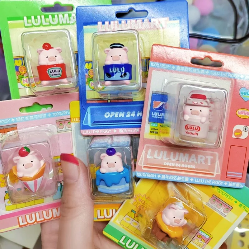Trendy Blind Box Play Original Canned Pig Lulu Pig Mini Doll Series Cute Desktop Ornament Surprise Toy from Convenience Store
Trendy Blind Box Play Original Canned Pig Lulu Pig Mini Doll Series Cute Desktop Ornament Surprise Toy from Convenience Store