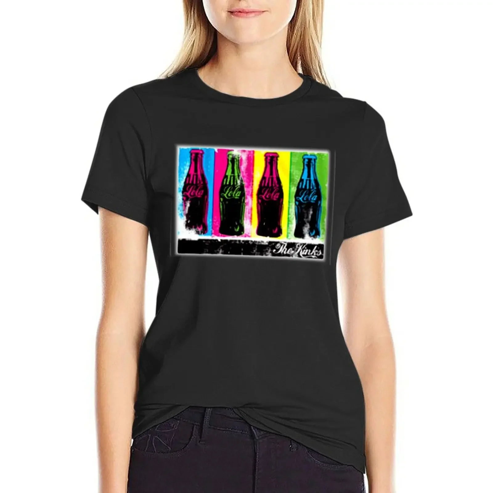 The Kinks Band Lola T-Shirt summer tops Short sleeve tee animal print female summer blouses woman 2025
The Kinks Band Lola T-Shirt summer tops Short sleeve tee animal print female summer blouses woman 2025