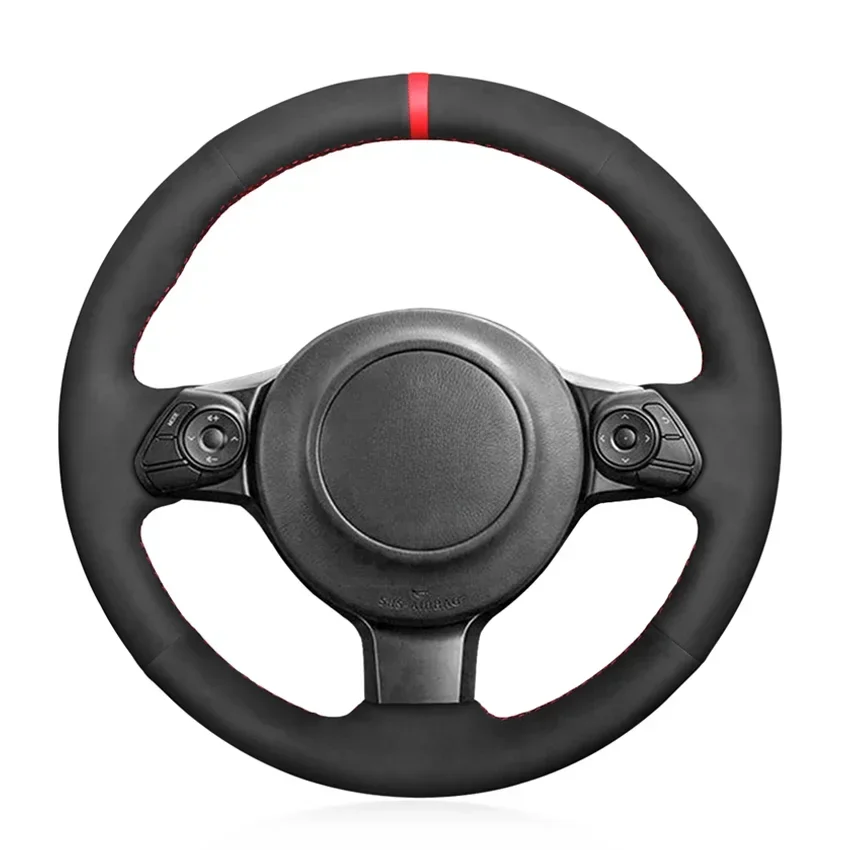 Черный чехол на руль из искусственной замши, сшитый вручную для Toyota GT86 Yaris 2016-2020 GR86 2022-2023 Subaru BRZ 2016-2022
Черный чехол на руль из искусственной замши, сшитый вручную для Toyota GT86 Yaris 2016-2020 GR86 2022-2023 Subaru BRZ 2016-2022