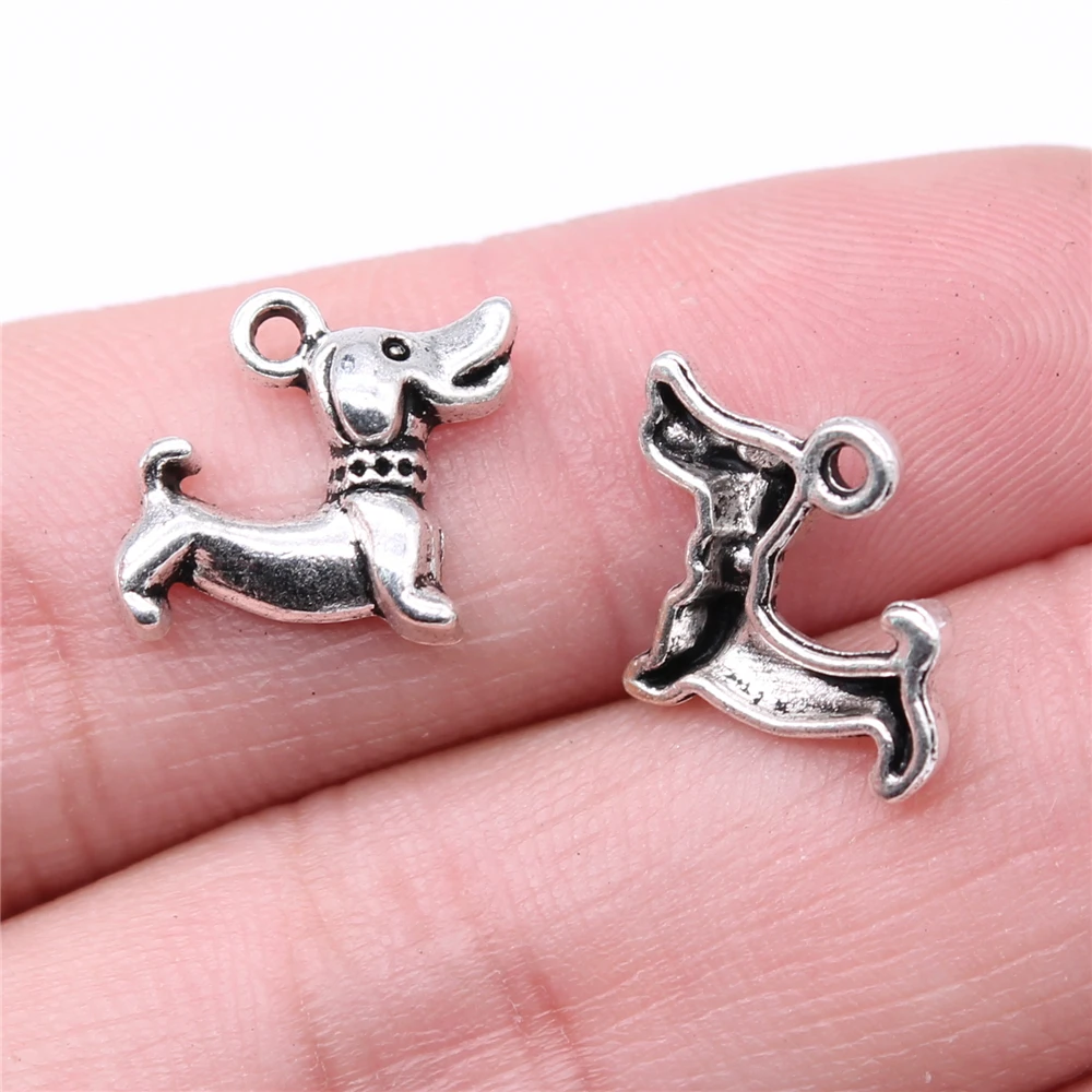 Wholesale 200pcs/bag 12x12mm Dachshund Dog Pendant Antique Silver Color Dachshund Dog Pendant Charm Dog Pendant
Wholesale 200pcs/bag 12x12mm Dachshund Dog Pendant Antique Silver Color Dachshund Dog Pendant Charm Dog Pendant