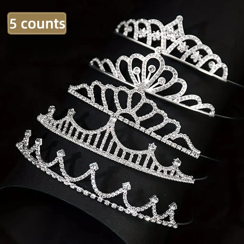 5/10Pieces of Silver Crown Headbands Are Suitable for Girls to Attract Wedding and Birthday Parties
5/10Pieces of Silver Crown Headbands Are Suitable for Girls to Attract Wedding and Birthday Parties