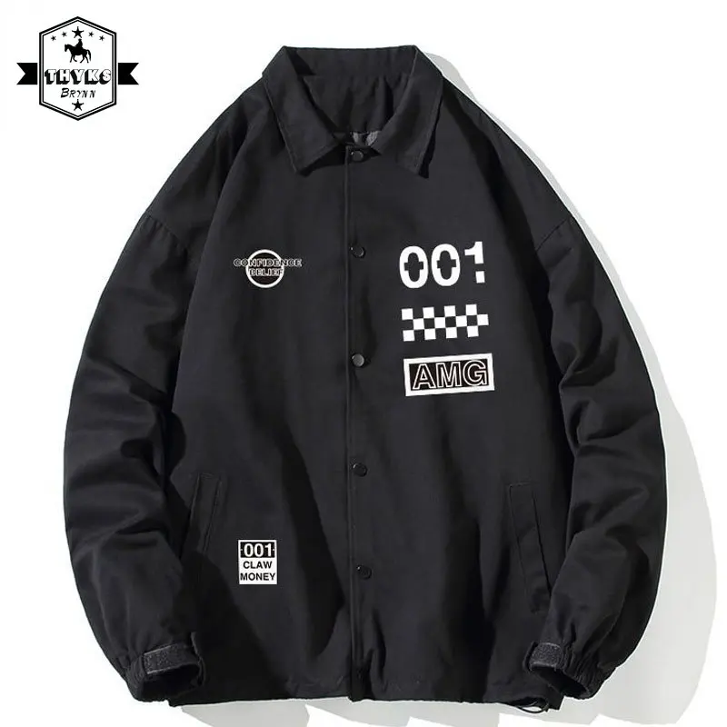 Spring Retro Streetwear Letter Print Jacket for Men and Women Hip Hop Vintage Korean Handsome Autumn Couple Casual Jackets Y2K
Spring Retro Streetwear Letter Print Jacket for Men and Women Hip Hop Vintage Korean Handsome Autumn Couple Casual Jackets Y2K