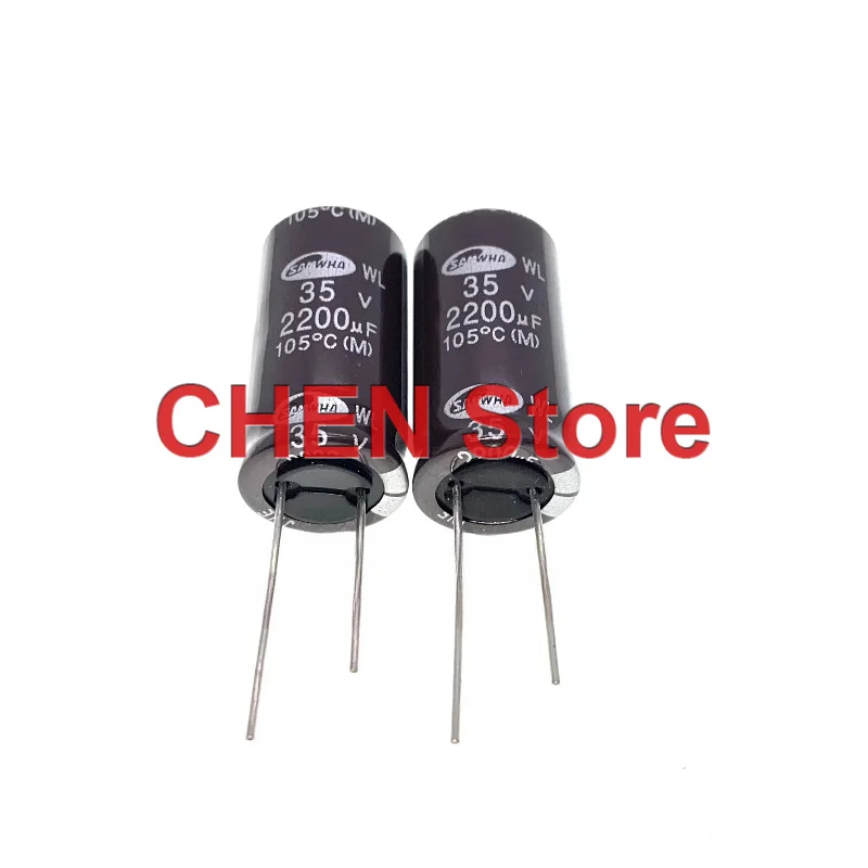 20PCS/lot original SAMWHA WL 35V2200UF 16X31.5MM 105C 2200UF 35V electrolytic capacitor free shipping
20PCS/lot original SAMWHA WL 35V2200UF 16X31.5MM 105C 2200UF 35V electrolytic capacitor free shipping