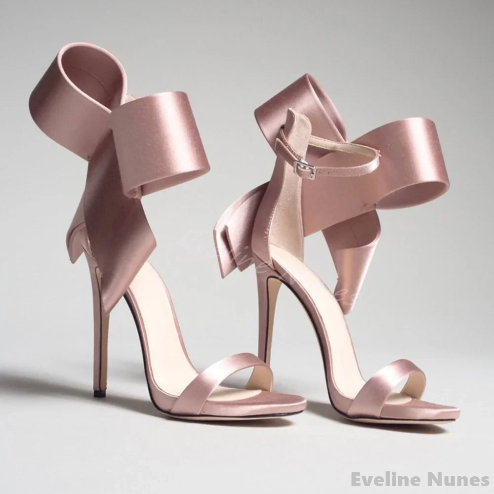 Oversized Bow One Word Belt Sandals Women Round Toe Stiletto Heel Solid Ankle Strap High Heel Ankle Strap Elegant Simple Sandals
Oversized Bow One Word Belt Sandals Women Round Toe Stiletto Heel Solid Ankle Strap High Heel Ankle Strap Elegant Simple Sandals