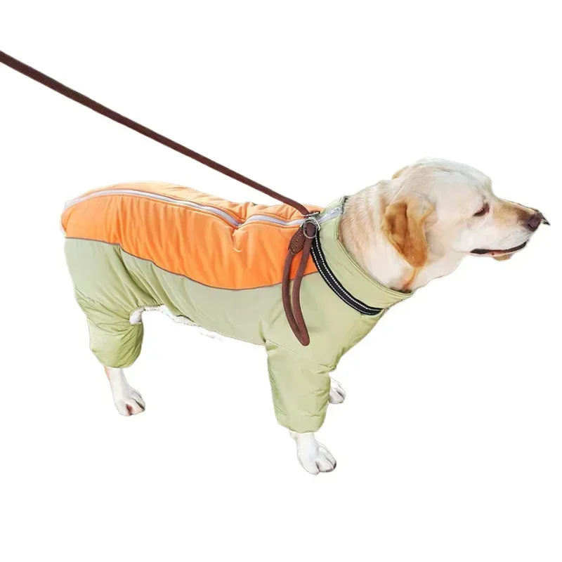 Pet Dog Clothes Medium to Large Dogs Cotton-Padded Clothes Thickened Fleece-Lined Windproof Warm Leisure Four-Leg Clothes
Pet Dog Clothes Medium to Large Dogs Cotton-Padded Clothes Thickened Fleece-Lined Windproof Warm Leisure Four-Leg Clothes