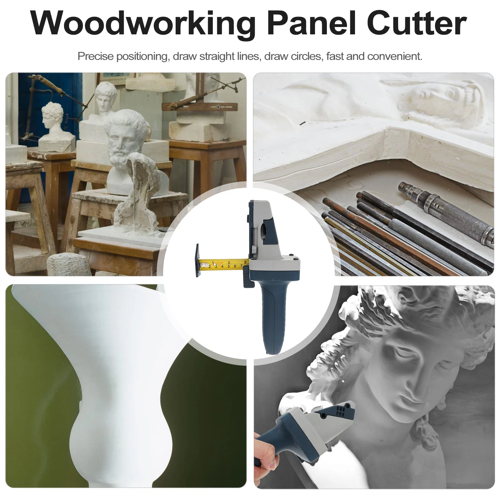 1Set Gypsum Board Cutter Heavy-Duty Woodworking Panel Cutting Tool for Drywall Foam Cardboard One-Press Lock Accurate
1Set Gypsum Board Cutter Heavy-Duty Woodworking Panel Cutting Tool for Drywall Foam Cardboard One-Press Lock Accurate