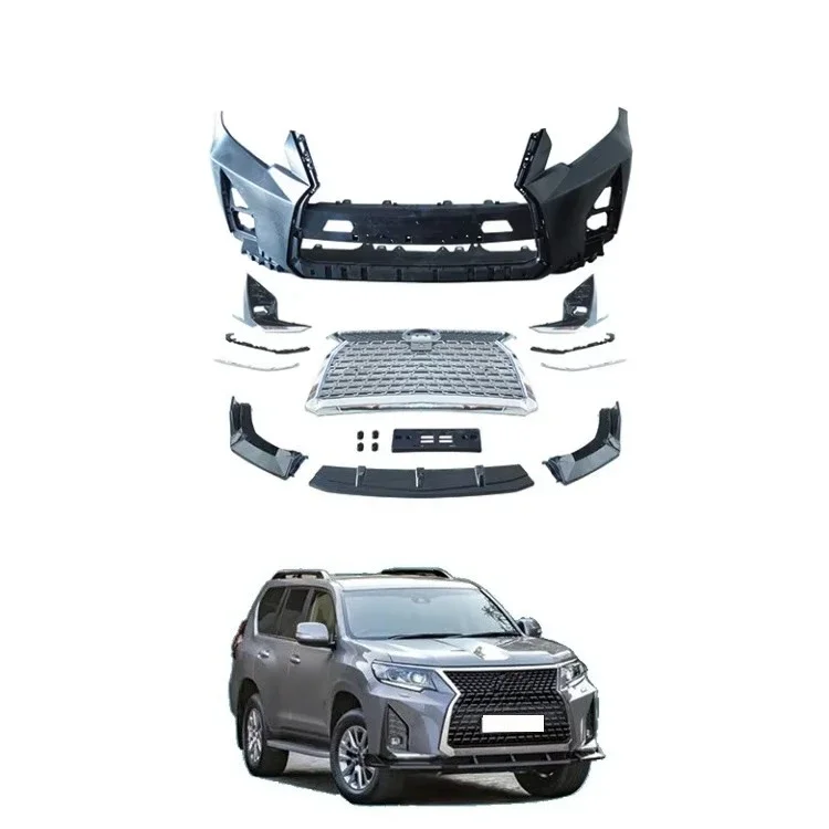 For PRADO FJ150 2018-2025 Car Accessories Upgrade Facelift Body Kit New Condition Front Bumper Upgrade to for GX Bodykit
For PRADO FJ150 2018-2025 Car Accessories Upgrade Facelift Body Kit New Condition Front Bumper Upgrade to for GX Bodykit